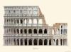 CARTA POSTER F.TO 50X70 - ARCHITETTURA ROMA COLOSSEO ORIZZONTALE