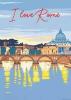 CARTA POSTER F.TO 50X70 - I LOVE ROME